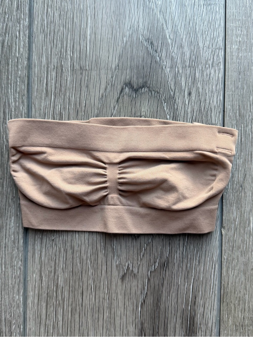 SKIMS Fits Everybody Strapless Bandeau Bra – Taupe Brown – Size XS